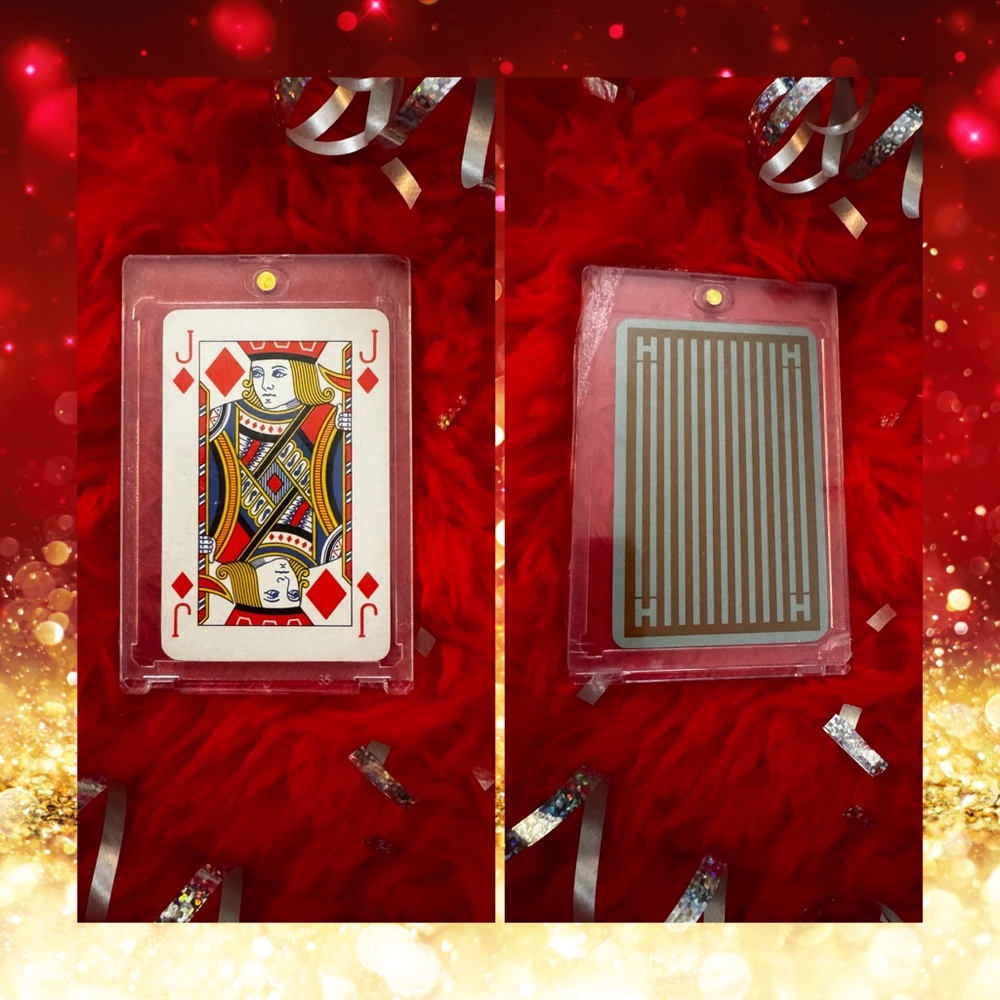 ❤️‍🔥Hermès Vintage Luxe Collectors/Playing Card- Jack of ♦️
